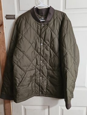 tentree Men’s Diamond Padded Bomber Jacket: GREEN: NEW WITH TAGS: SIZE XXL